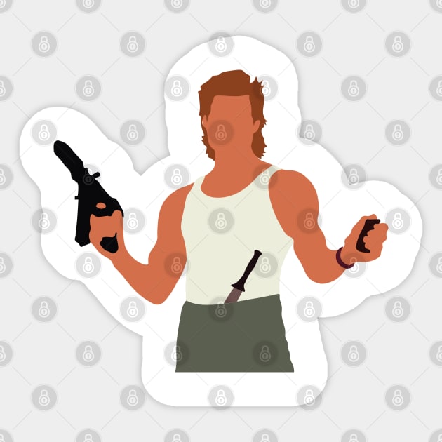 Jack Burton...Me Sticker by FutureSpaceDesigns